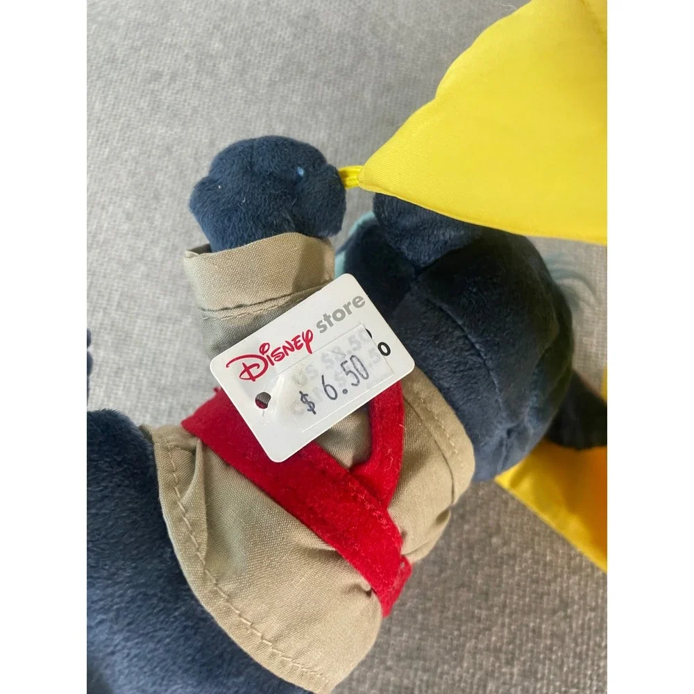 Disney Store Stitch Parachute Plush Skydiving Bean Bag Toy Lilo & Stitch Blue